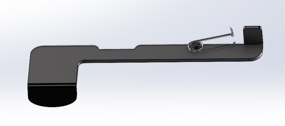 LPV Black Door Release Handle